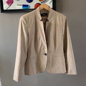 Zara Basic Reverse Lapel Blazer